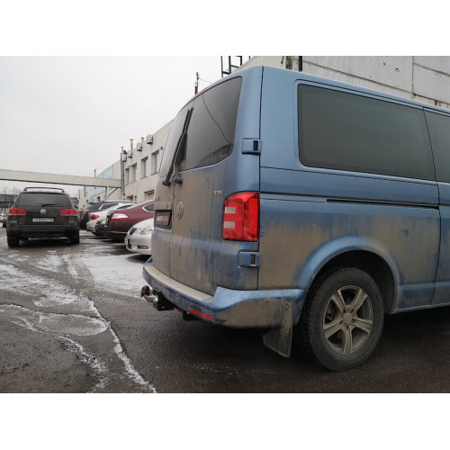 Фаркоп Лидер Плюс на VOLKSWAGEN Transporter T6 2015-  Арт. V111-FC (шар черный/сварной)