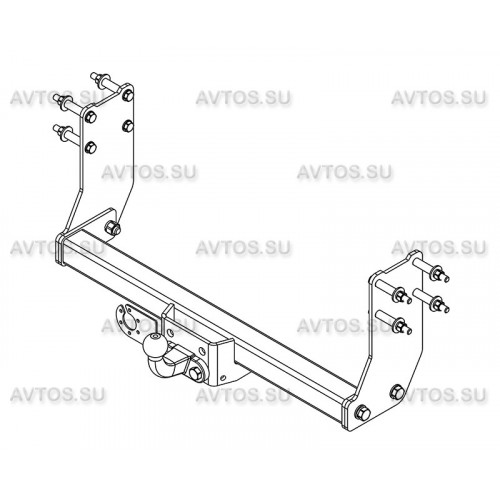 Фаркоп Avtos на FORD Transit шасси 2000-2014 Арт.FD 34