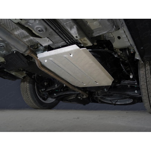 Защита Топливного бака ТСС для Mitsubishi Outlander 2012-2021, Алюминий 4 мм - Арт. ZKTCC00377